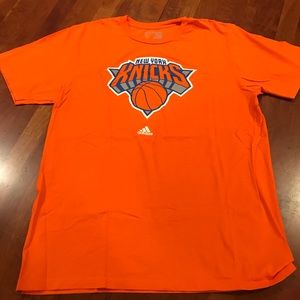 New York Knicks Orange Short Sleeve Shirt